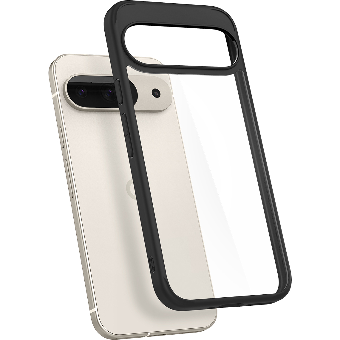 Etui Spigen Ultra Hybrid do Google Pixel 9 / 9 Pro, przezroczysto-czarne